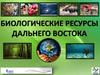 Биологические ресурсы Дальнего Востока