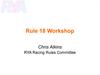 Rule 18 Workshop