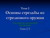 Сведения из внутренней баллистики