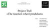 Project TAU «The reaction wheel pendulum»