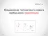 Продвижение гостиничного сервиса пребывания с животными