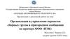 Организация и управление перевозок сборных грузов в пригородном сообщении на примере ООО «ПЭК»