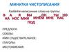 Минутка чистописания. Части речи