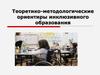 Теоретико-методологические ориентиры инклюзивного образования