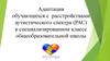 Адаптация обучающихся с расстройствами аутистического спектра (РАС) в специализированном классе общеобразовательной школы