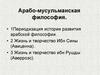 Арабо-мусульманская философия