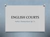 English courts