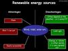 Renewable energy sources