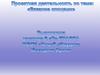 Проектная деятельность по теме: «Вязание спицами»