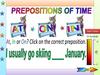 Prepositions of time