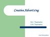 The notion of «creative advertising»