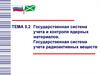 Государственная система учета и контроля ядерных материалов. Государственная система учета радиоактивных веществ
