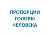 Пропорции головы человека (ИЗО)