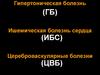 Гипертоническая болезнь (ГБ). Ишемическая болезнь сердца (ИБС). Цереброваскулярные болезни (ЦВБ)