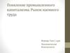 Появление промышленного капитализма. Рынок наемного труда