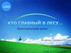 Кто главный в лесу. Подготовительная группа