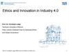 Ethics and Innovation in Industry 4.0