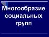 Многообразие социальных групп