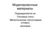 Моделировочные материалы