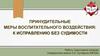 Принудительные меры воспитательного воздействия: к исправлению без судимости