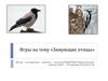 Игры на тему «Зимующие птицы»