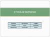 Etyka w biznesie