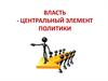 Власть - центральный элемент политики