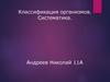 Классификация организмов. Систематика