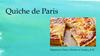 Quiche de Paris