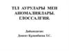 Тіл аурулары мен аномалиялары. Глоссалгия