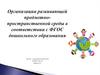 Развивающая предметно-пространственная среда дошкольного образования в условиях реализации ФГОС