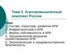 Агропромышленный комплекс России