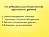 Финансовые аспекты принятия управленческих решений