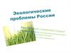 Экологические проблемы России