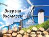 Энергия биомассы