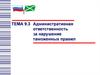 Административная ответственность за нарушение таможенных правил