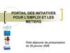 Portail des initiatives pour l’emploi et les metiers