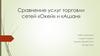 Сравнение услуг торговли сетей «Окей» и «Ашан»