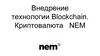 Внедрение технологии Blockchain. Криптовалюта NEM
