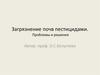 Загрязнение почв пестицидами. Проблемы и решения