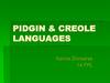Pidgin & creole languages