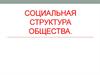 Социальная структура общества