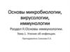 Основы микробиологии, вирусологии, иммунологии. Учение об инфекции