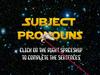 Subject pronouns