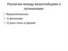 Различия между византийцами и латинянами