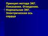 Принцип метода ЭКГ. Показания. Отведения. Нормальная ЭКГ. Электрическая ось сердца