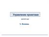 Управление проектами. Краткий курс