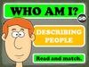 Who am I? Describing people