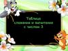 Таблица сложения и вычитания с числом 3