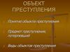 Объект преступления